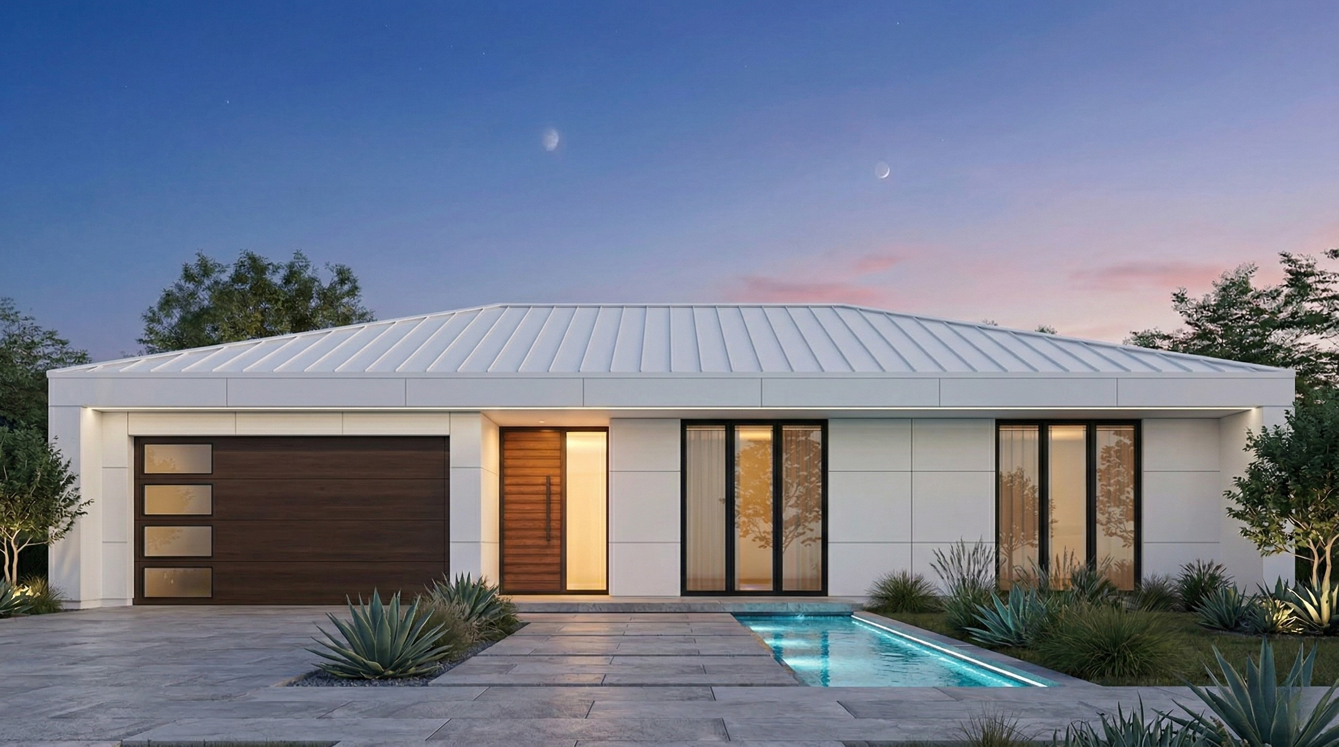 Coastal Retreat STEEL framed cottage home exterior